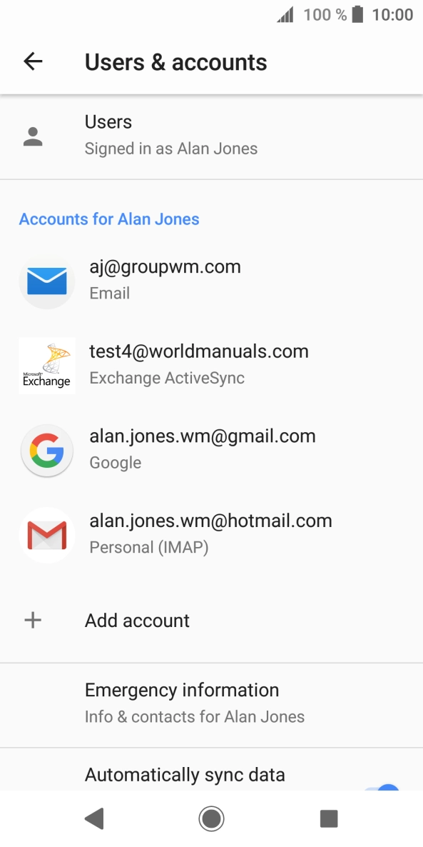 Press the Home key to return to the home screen.