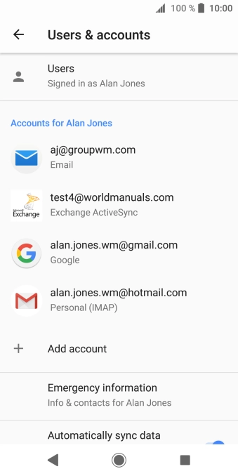 Press the Home key to return to the home screen.