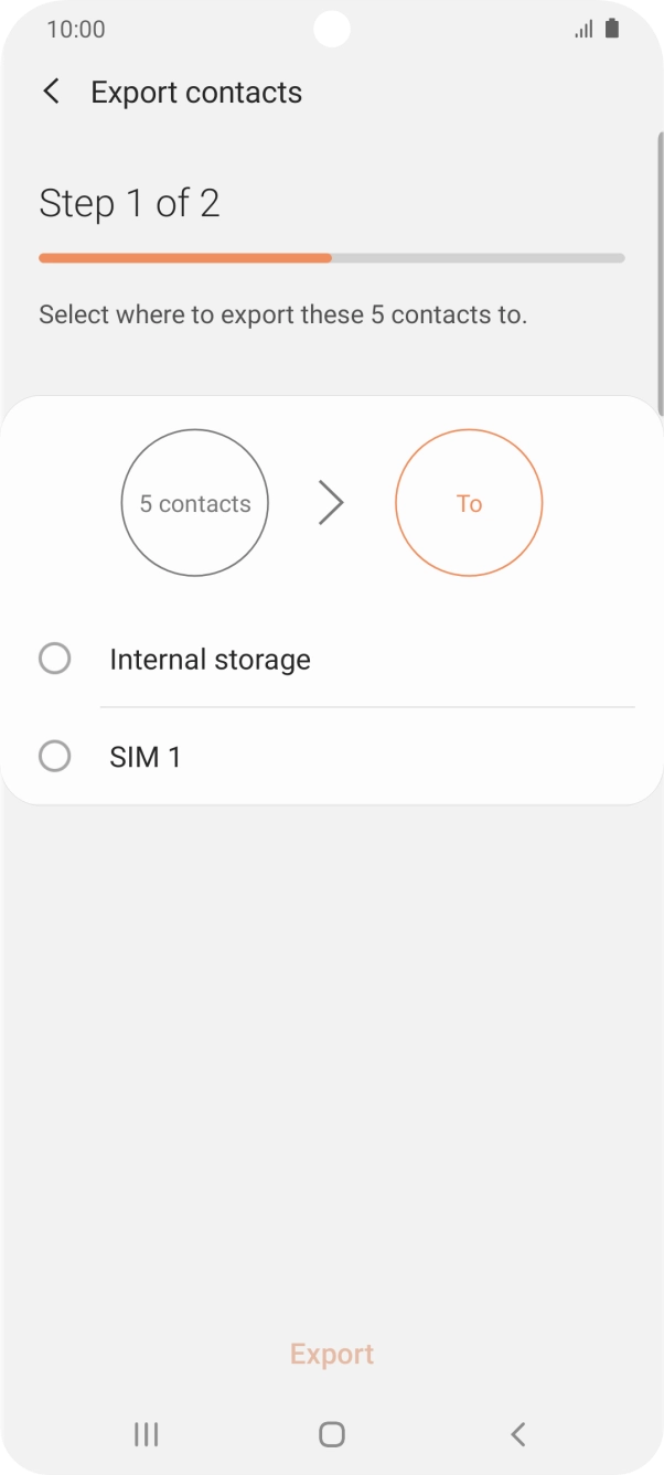 Press the name of your SIM.