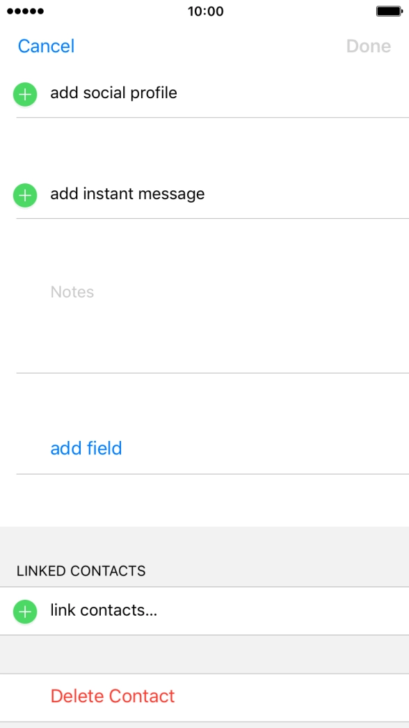 Press link contacts....