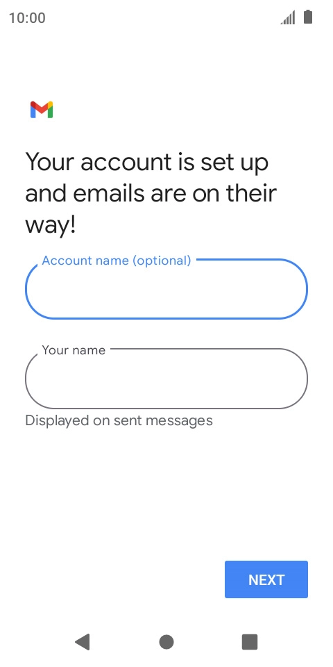 Press the field below 