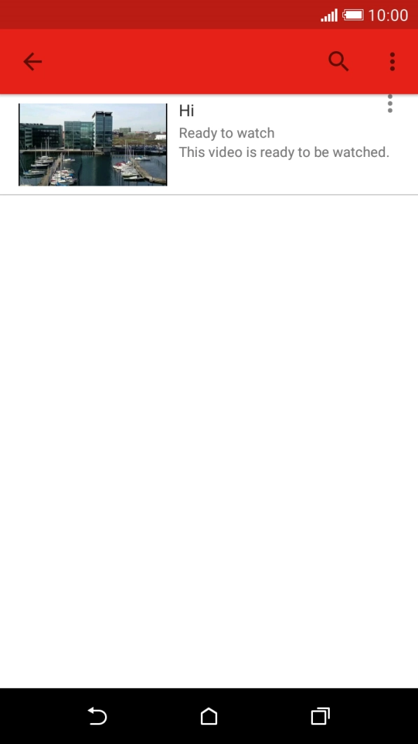 Press the search icon.