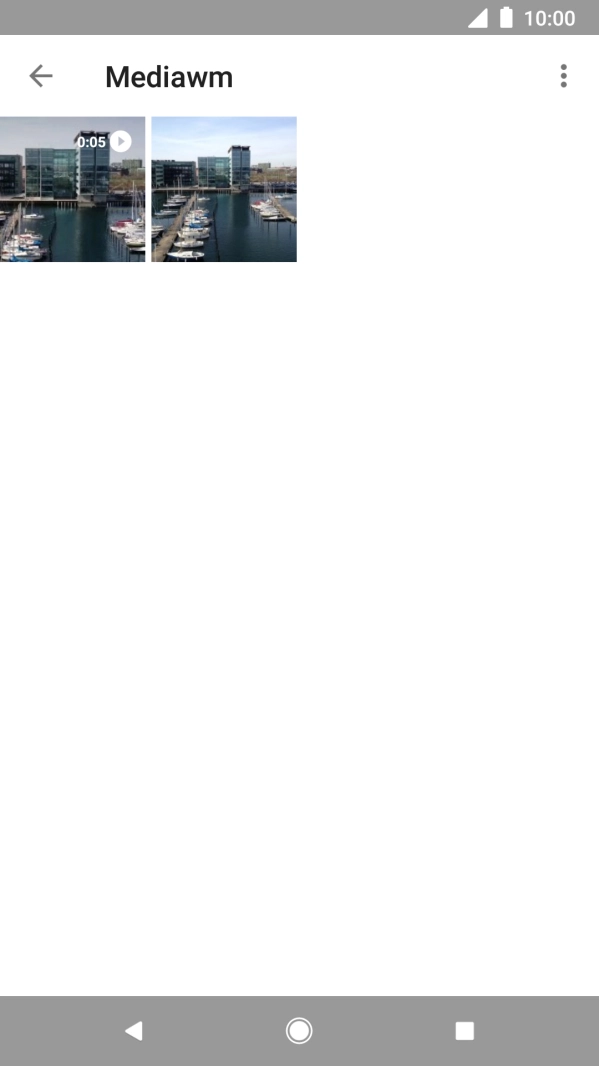 Press and hold the required picture.