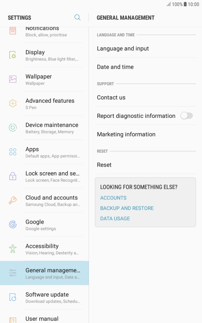 Press Language and input.