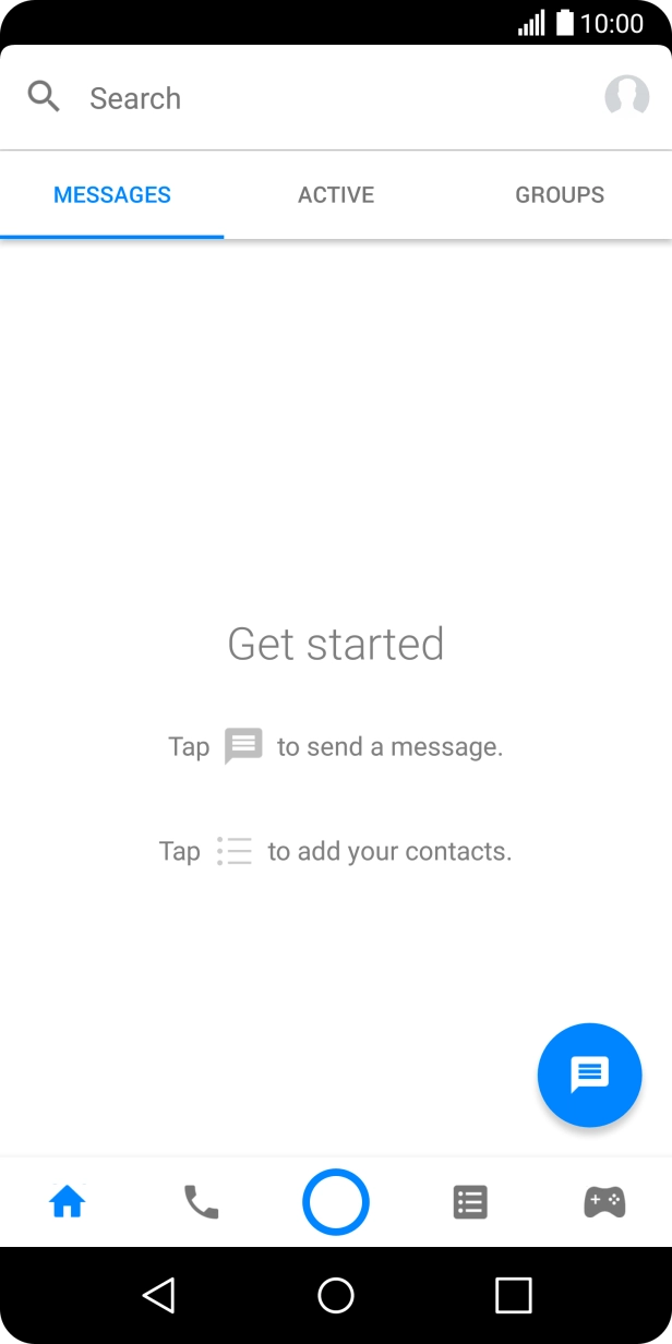 Press the new message icon.