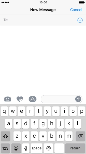 Press the search field and key in the first letters of the recipient's name. Press the search field and key in the first letters of the recipient's name.