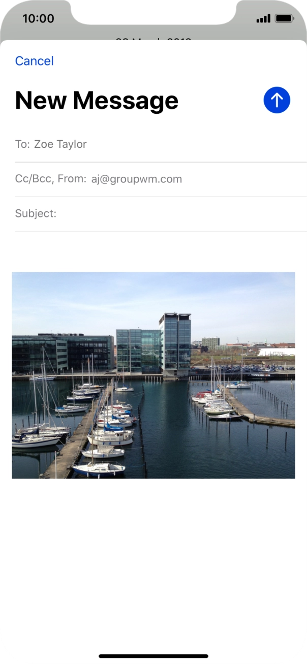 Press the field next to 