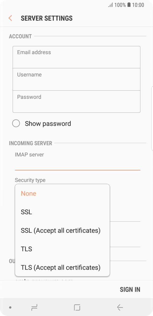 Press SSL to turn on the function.