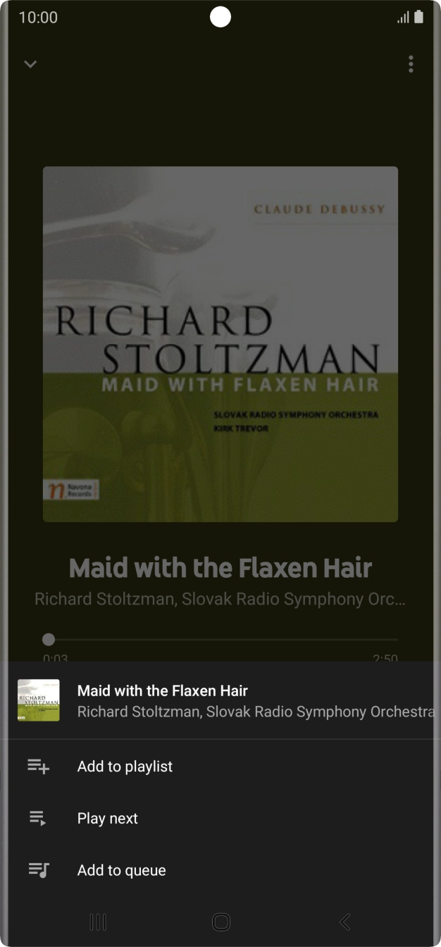 Press Add to playlist.