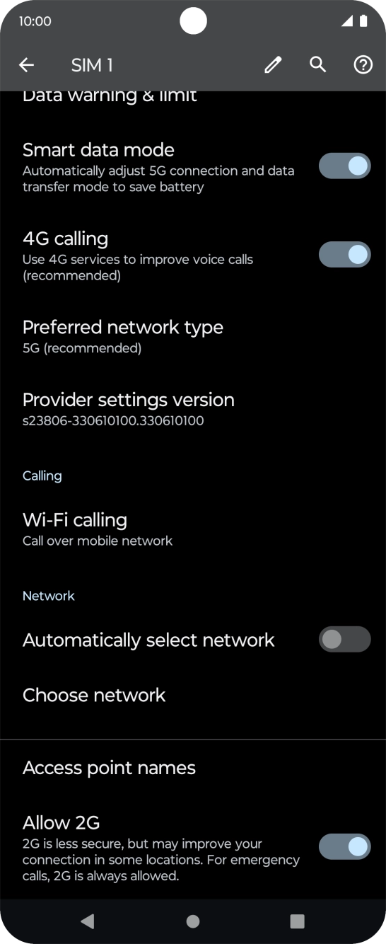 Press the indicator next to Press the indicator next to
