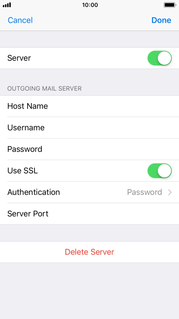 Press Authentication.