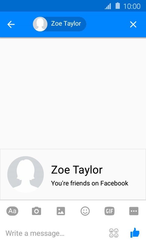 Press the text input field.