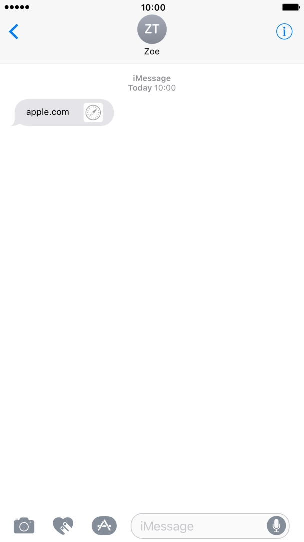 Go to the required message.