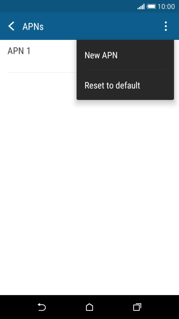Press New APN.