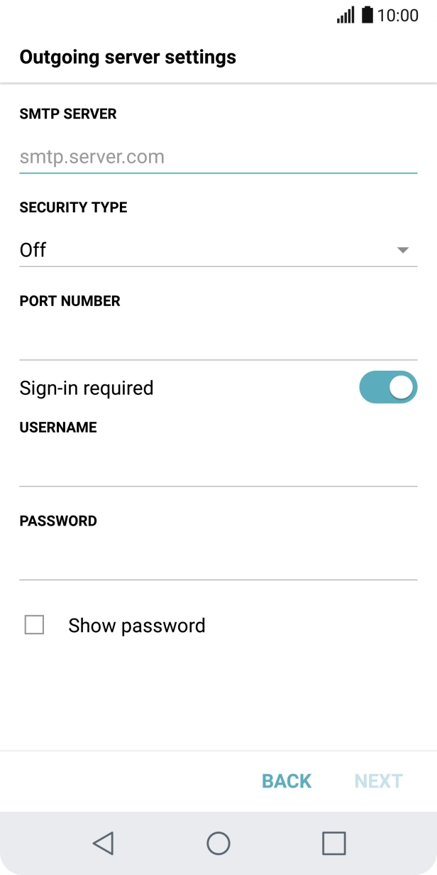 Press the field below Press the field below