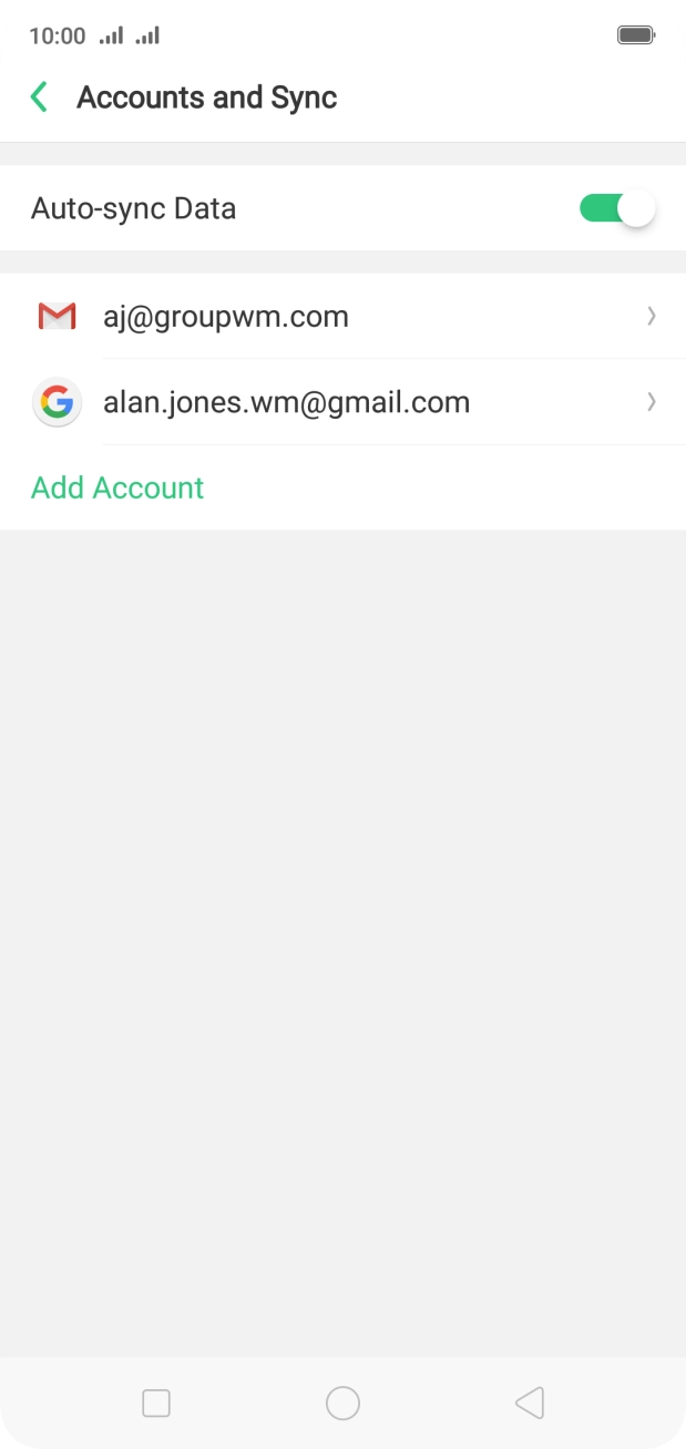 Press the Home key to return to the home screen.