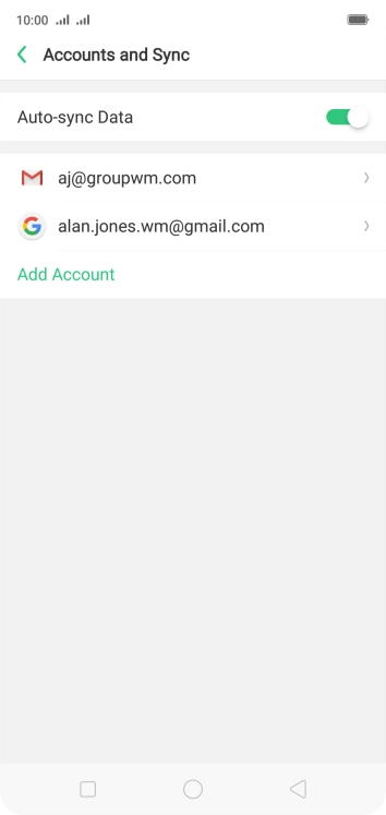 Press the Home key to return to the home screen. Press the Home key to return to the home screen.