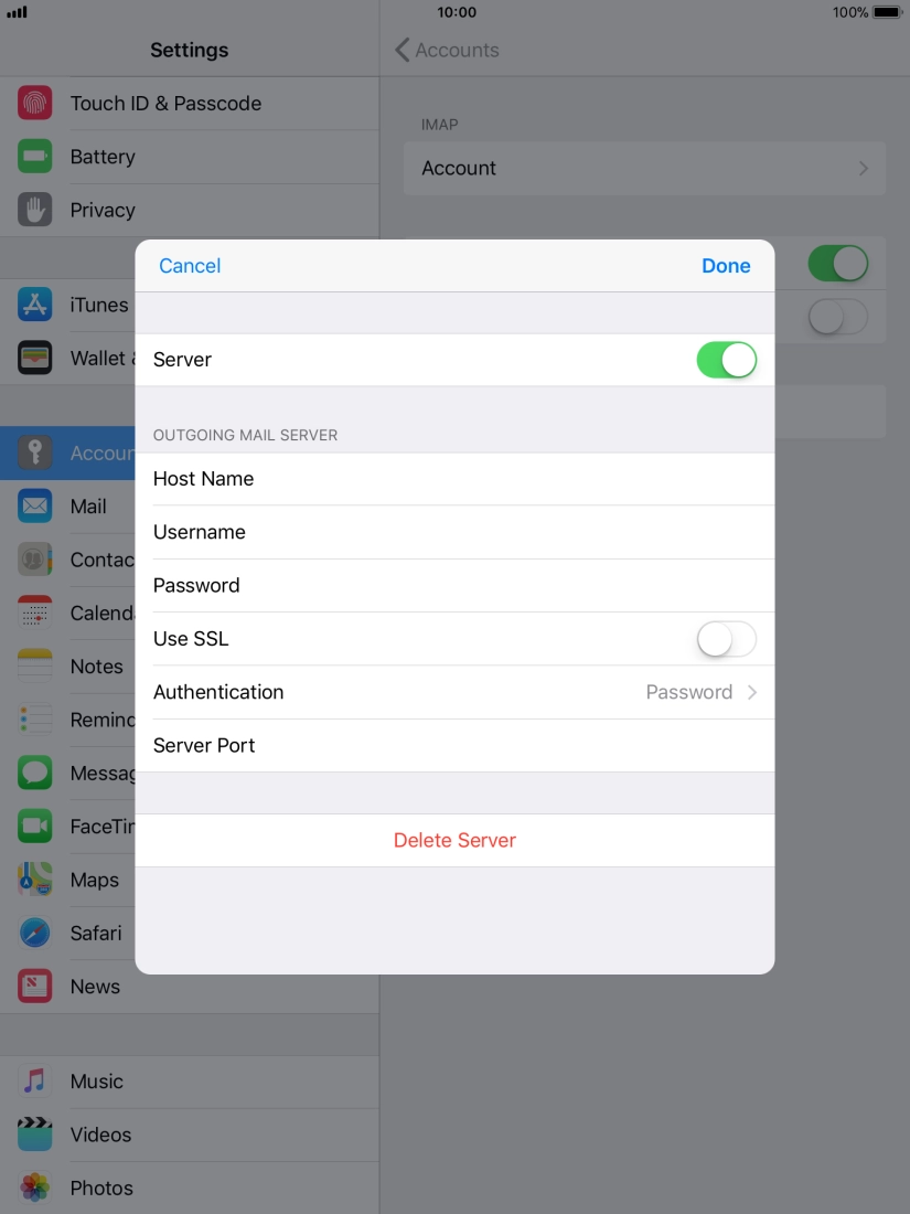 Press the indicator next to Press the indicator next to