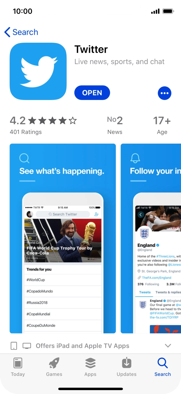 Slide your finger upwards starting from the bottom of the screen to return to the home screen.
