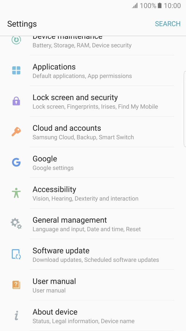 Press Lock screen and security.