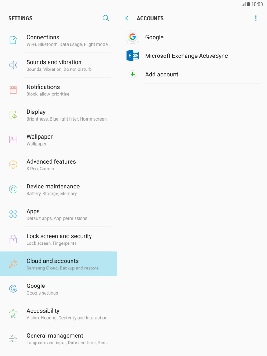 Press the Home key to return to the home screen.