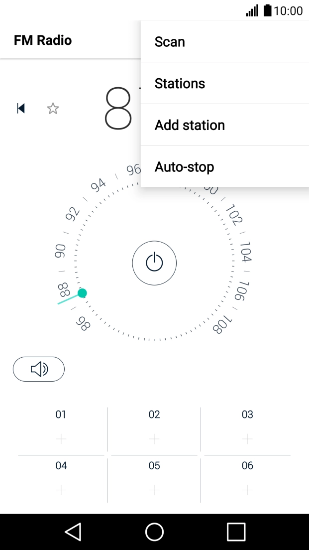 Press Scan and wait while your phone searches for channels.