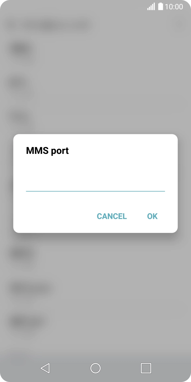 Key in 80 and press OK.