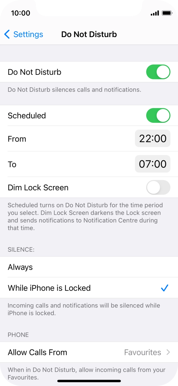 Press the indicator next to Press the indicator next to