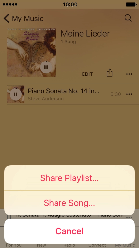 Press Share Song....