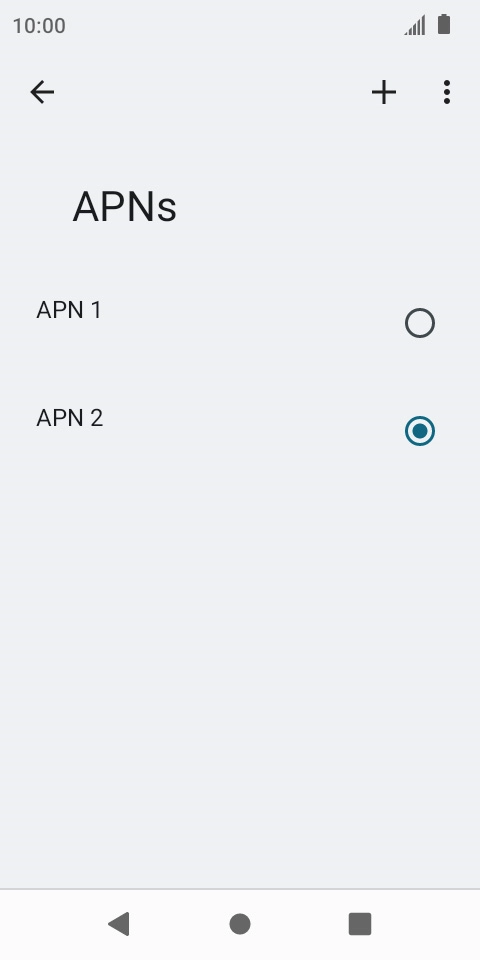 Press the Home key to return to the home screen.
