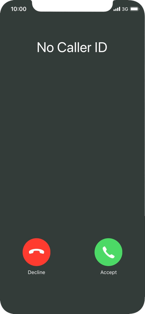 If the screen lock is turned off, press Accept.