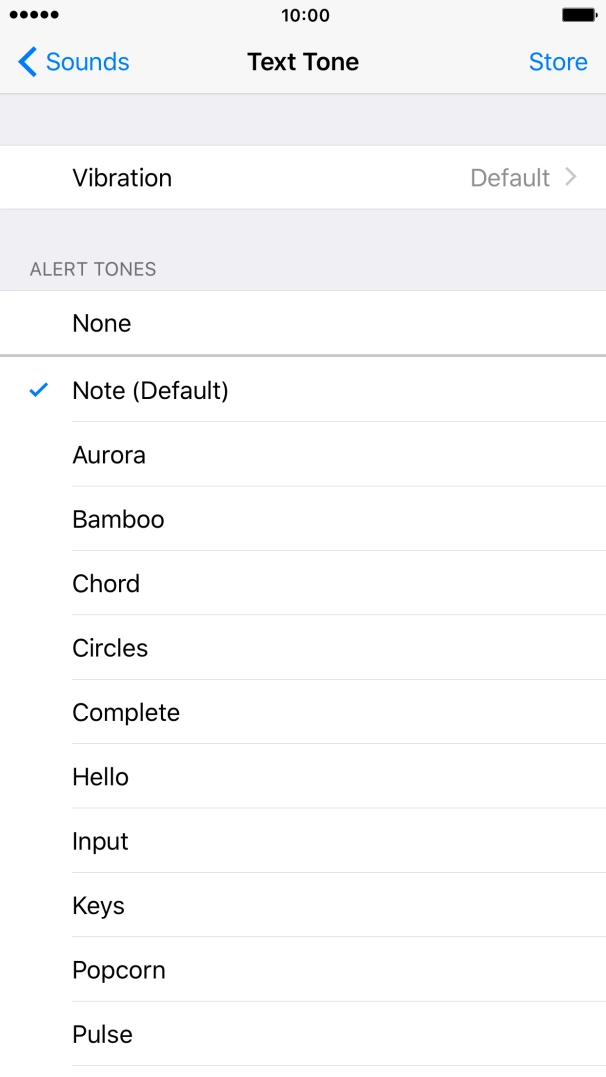 Press the required message tones to hear them.