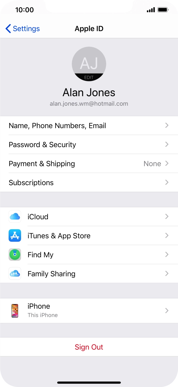 Slide your finger upwards starting from the bottom of the screen to return to the home screen.