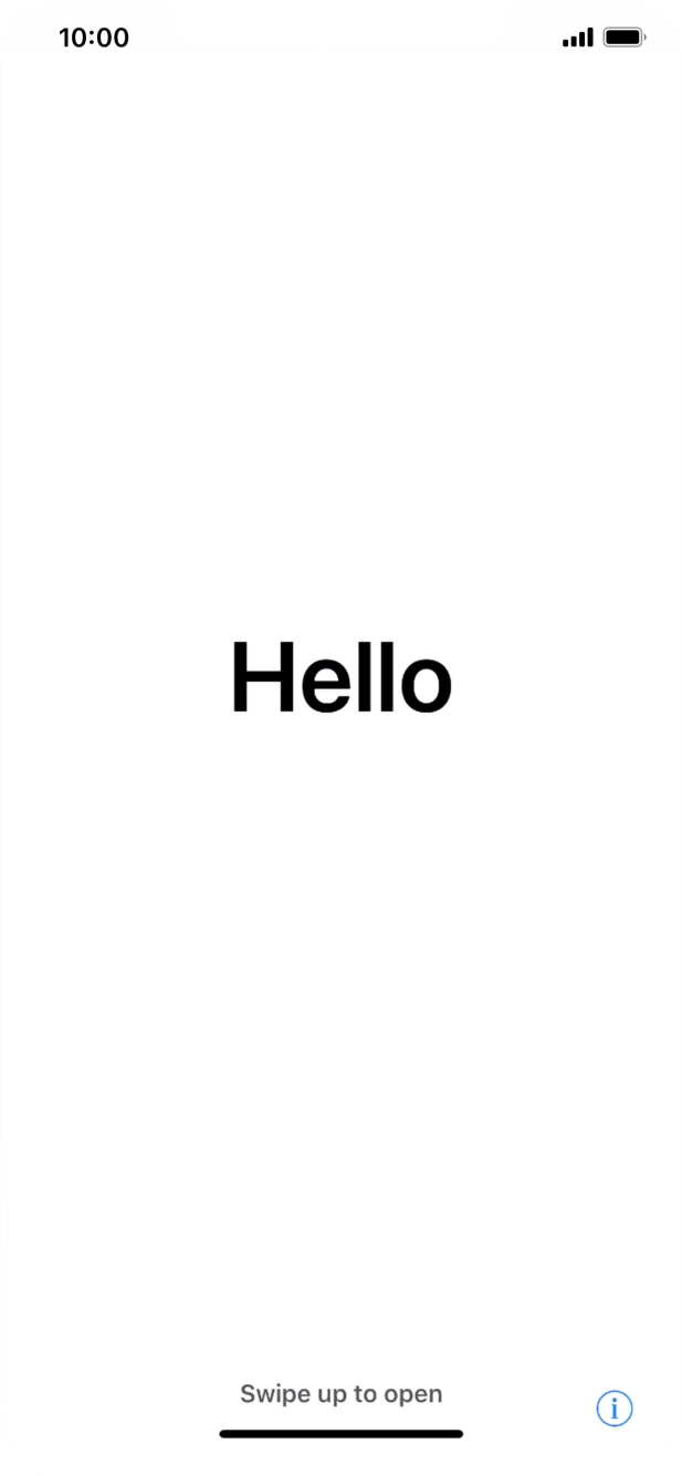 Slide your finger upwards starting from the bottom of the screen. Slide your finger upwards starting from the bottom of the screen.