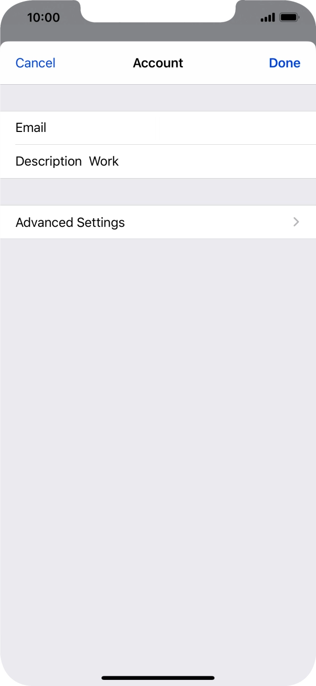 Press Advanced Settings. Press Advanced Settings.
