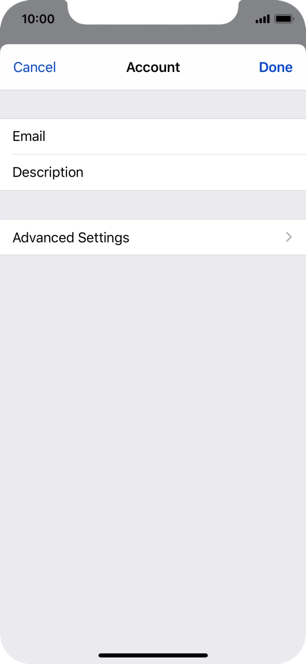 Press Advanced Settings. Press Advanced Settings.