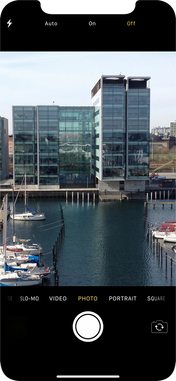 Press the required setting.