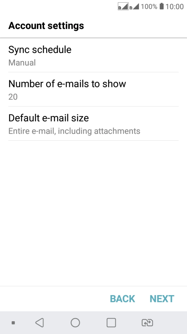 Press Sync schedule.
