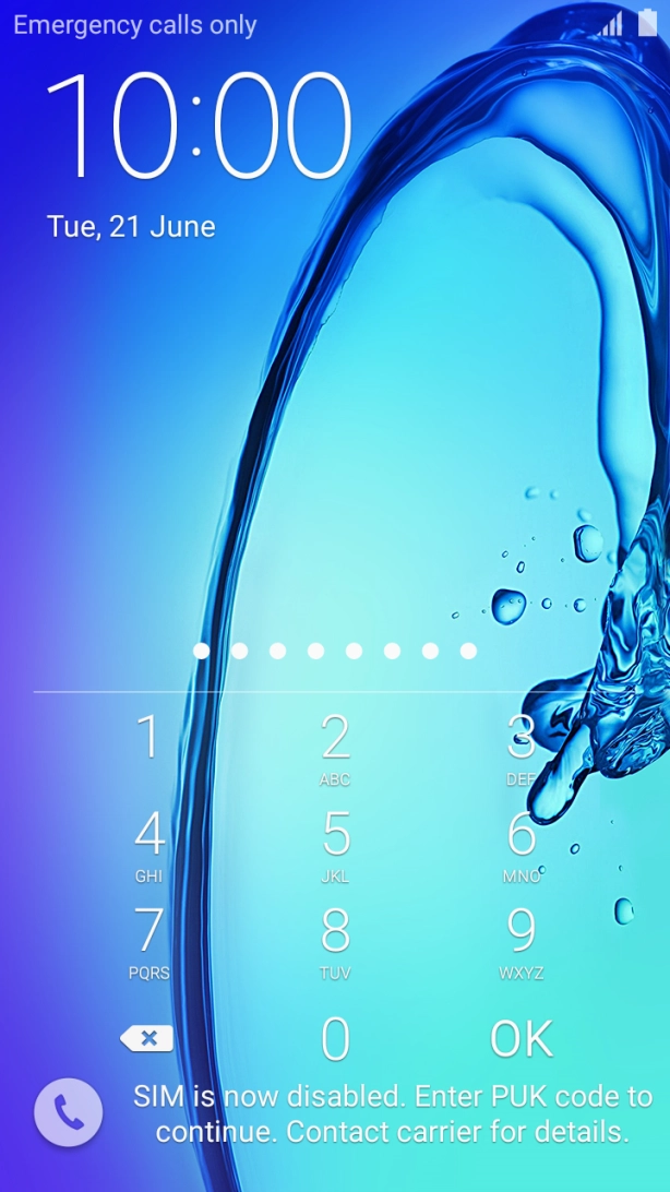 If you're asked to key in your PIN, do so and press OK.