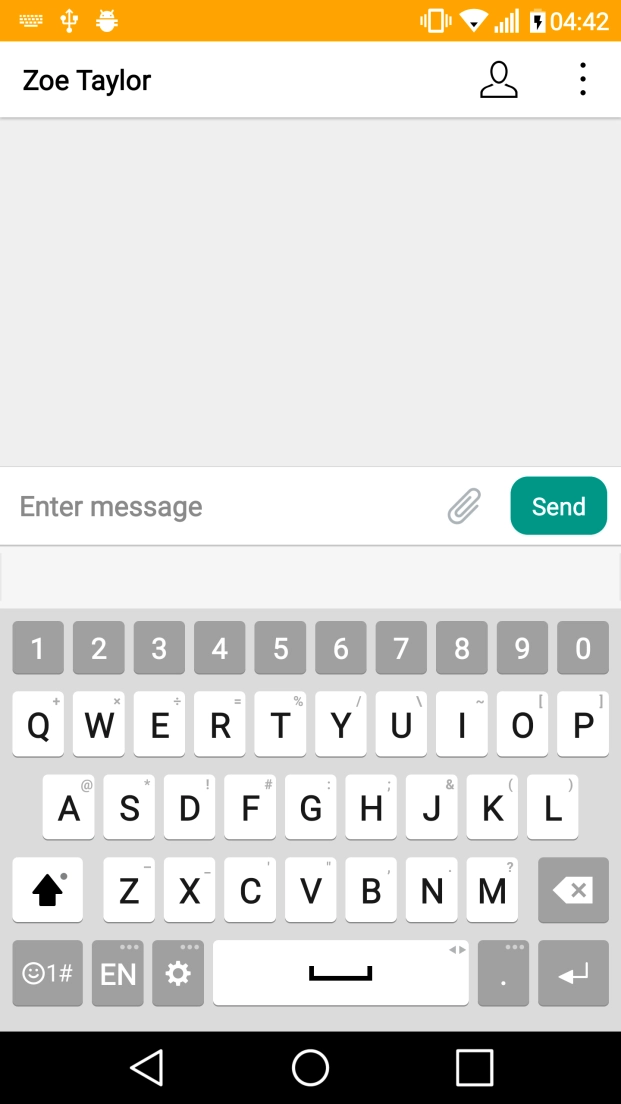 Open a new note, message or email to bring up the keypad and your phone is ready for text input.