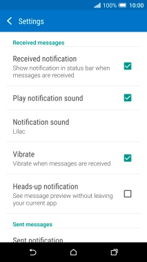 Press Notification sound.