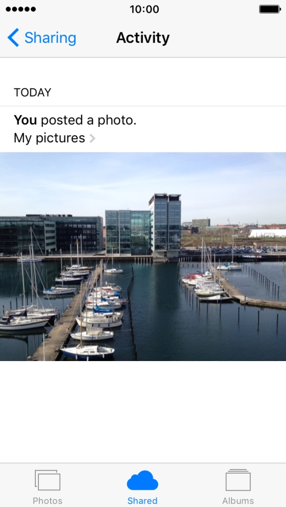 Press the Home key to return to the home screen.