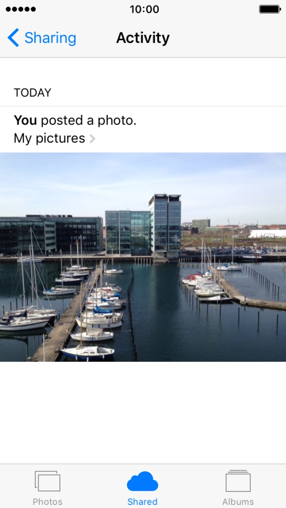 Press the Home key to return to the home screen.