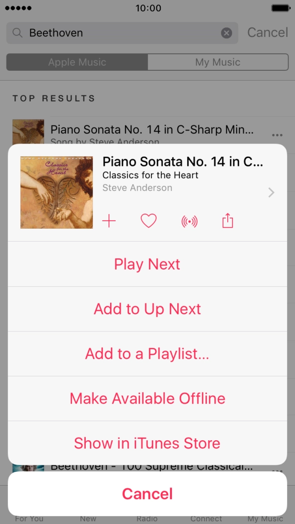 Press Add to a Playlist....