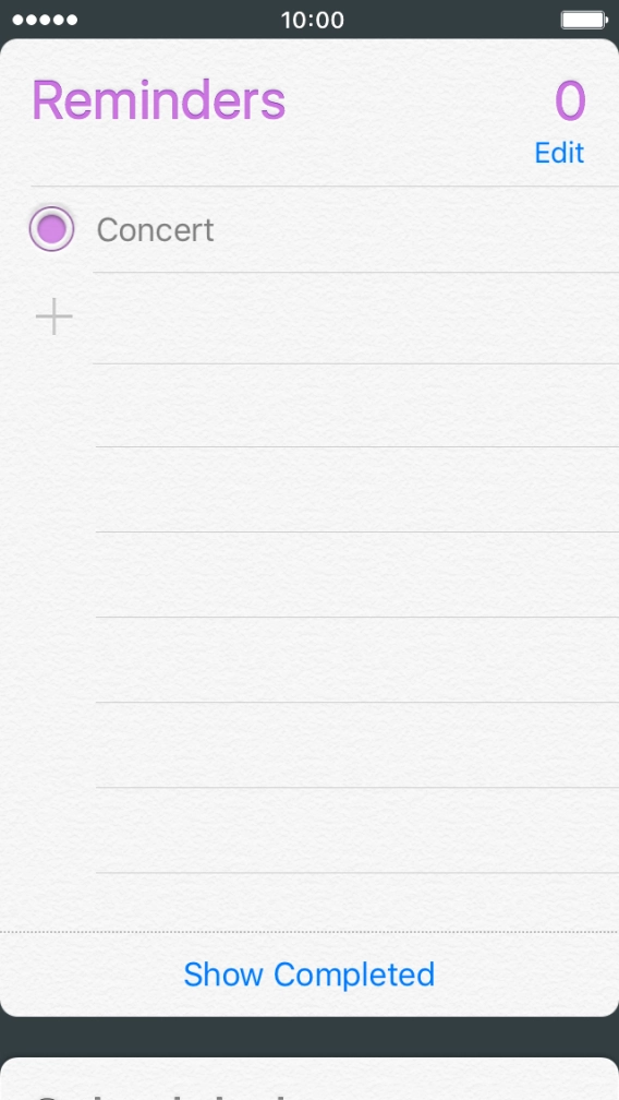 Press Show Completed.