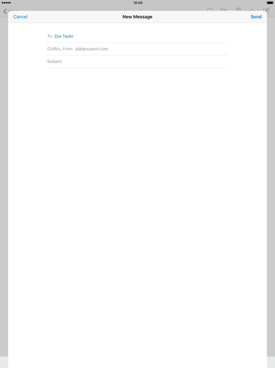 Press Subject and key in the required subject.