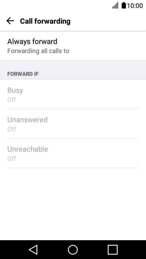 Press the Home key to return to the home screen.