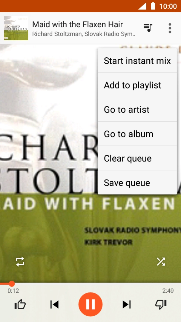 Press Add to playlist.