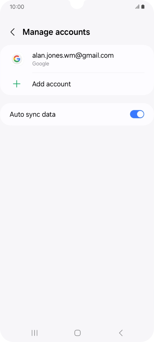 Press the Home key to return to the home screen.
