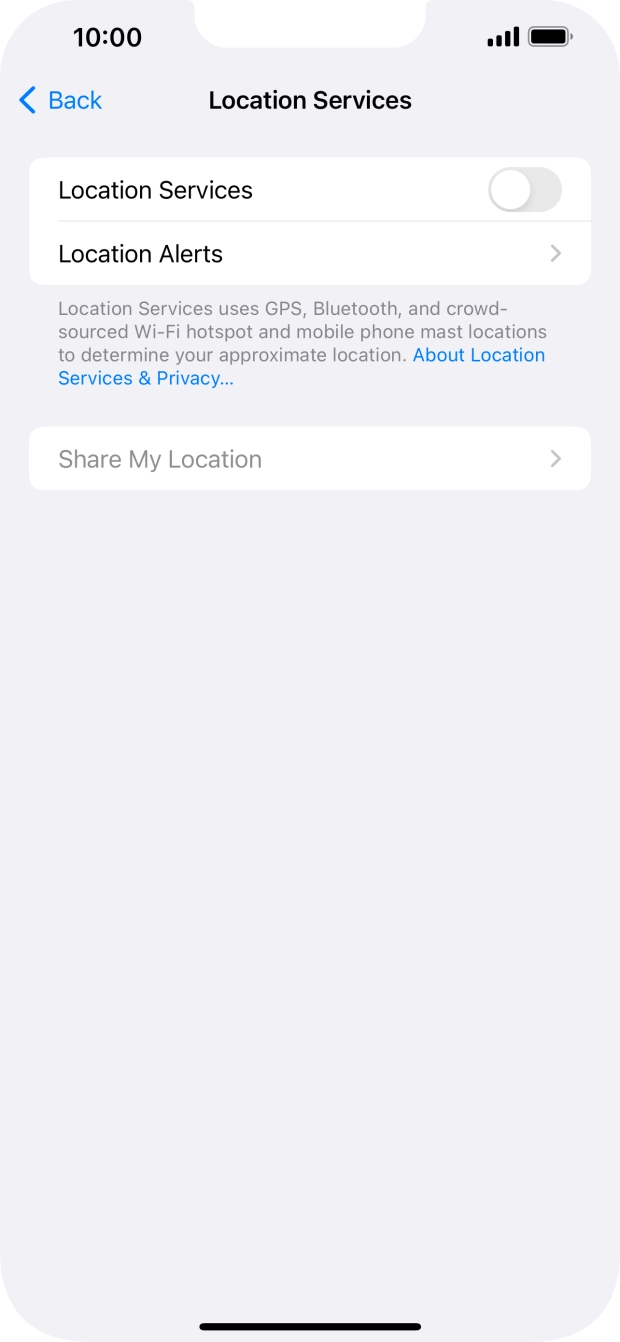 Press the indicator next to Press the indicator next to